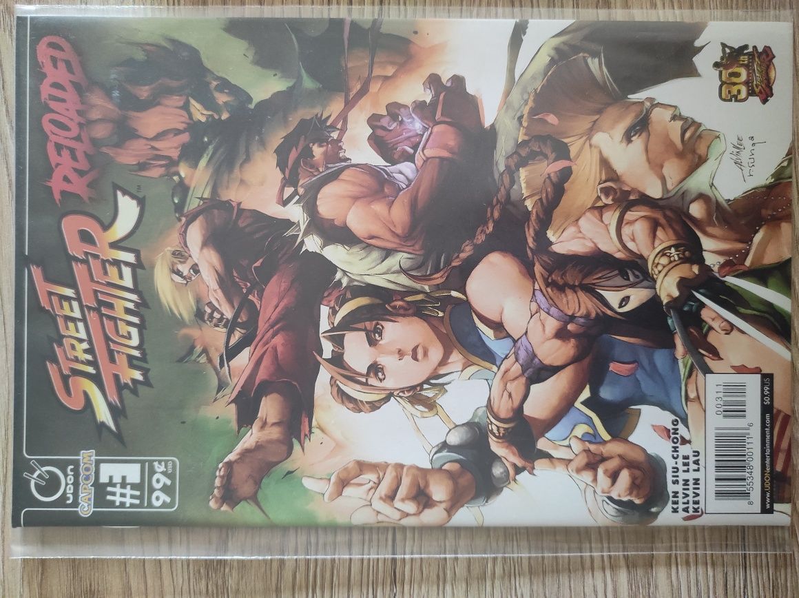 Street Fighter Reloaded #3 #4 comic