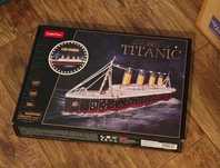 puzzle 3d tytanic z poświetlanym kadłubem
