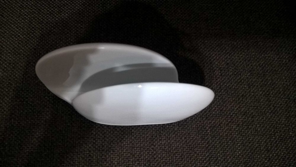 porcelanowy biały serwetnik (nowy)