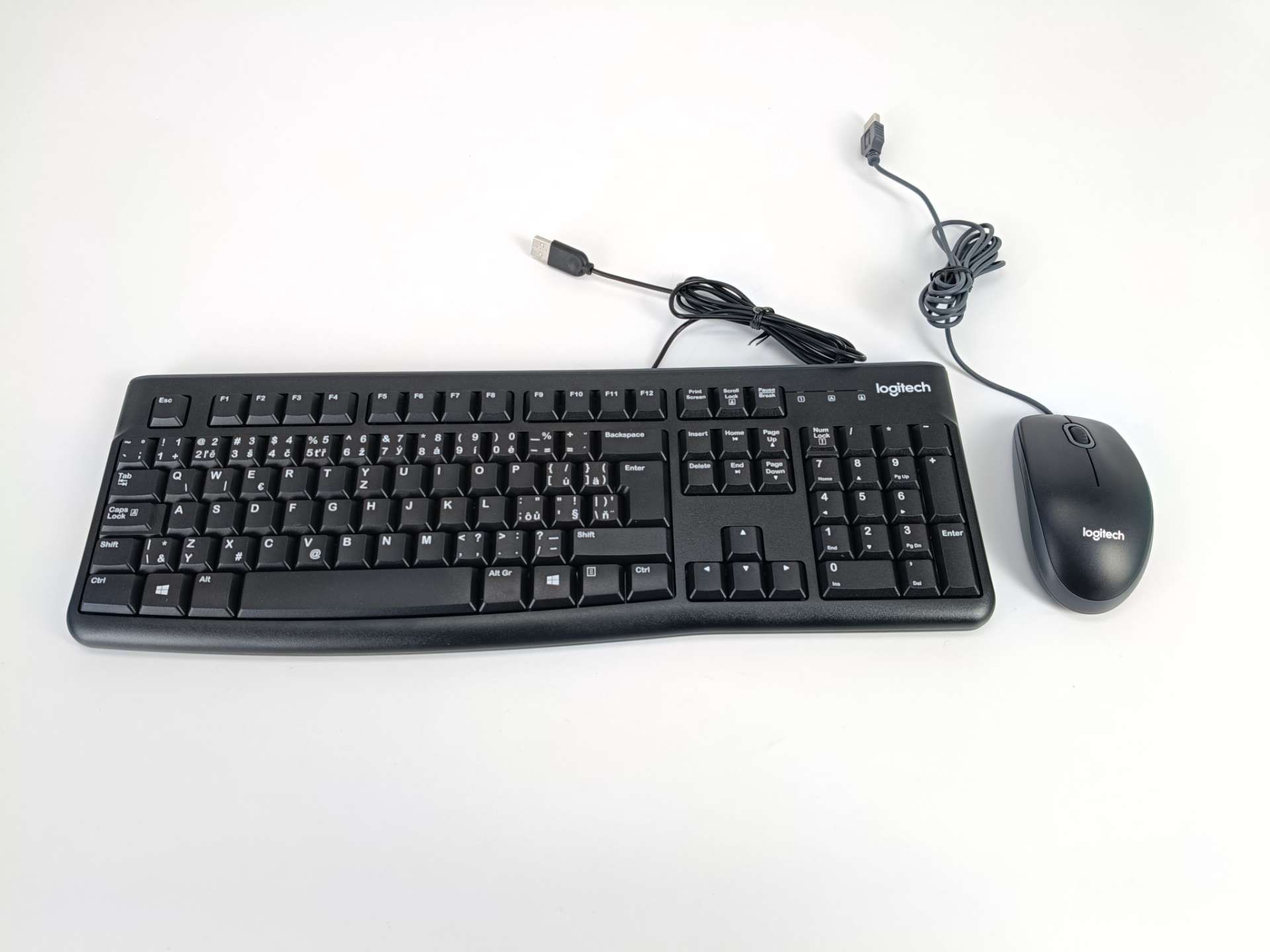 Logitech MK120 przewodowa mysz komputerowa mysz optyczna USB