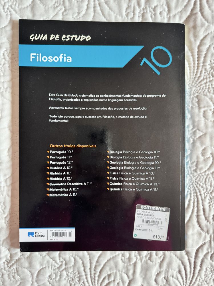 Guia de estudo 10 ano Filosofia Porto Editora