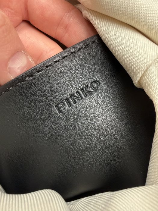 Plecak Pinko | Canvas Roll-Top | Kremowy/Czarny | Idealny na miasto