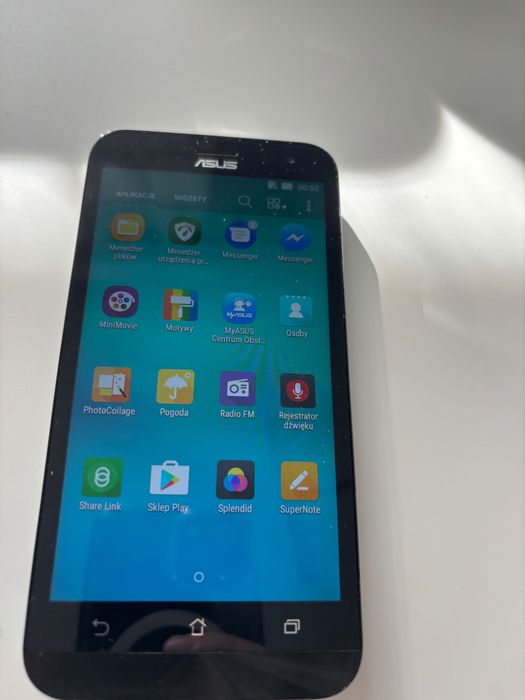 Asus Zenfone 2 Laser ZE500KL – sprawny, 2/16 GB, czarny stan BDB