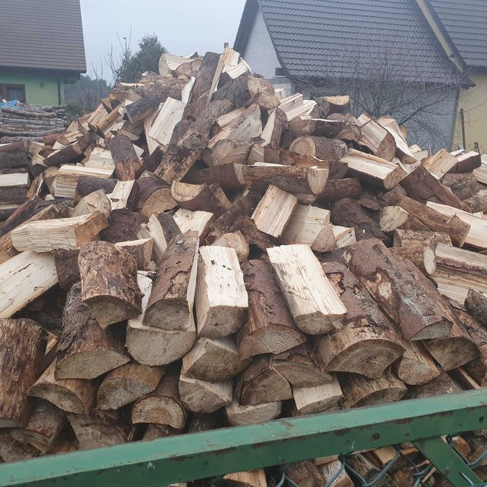 Drewno kominkowo opalowe gotowe łupane