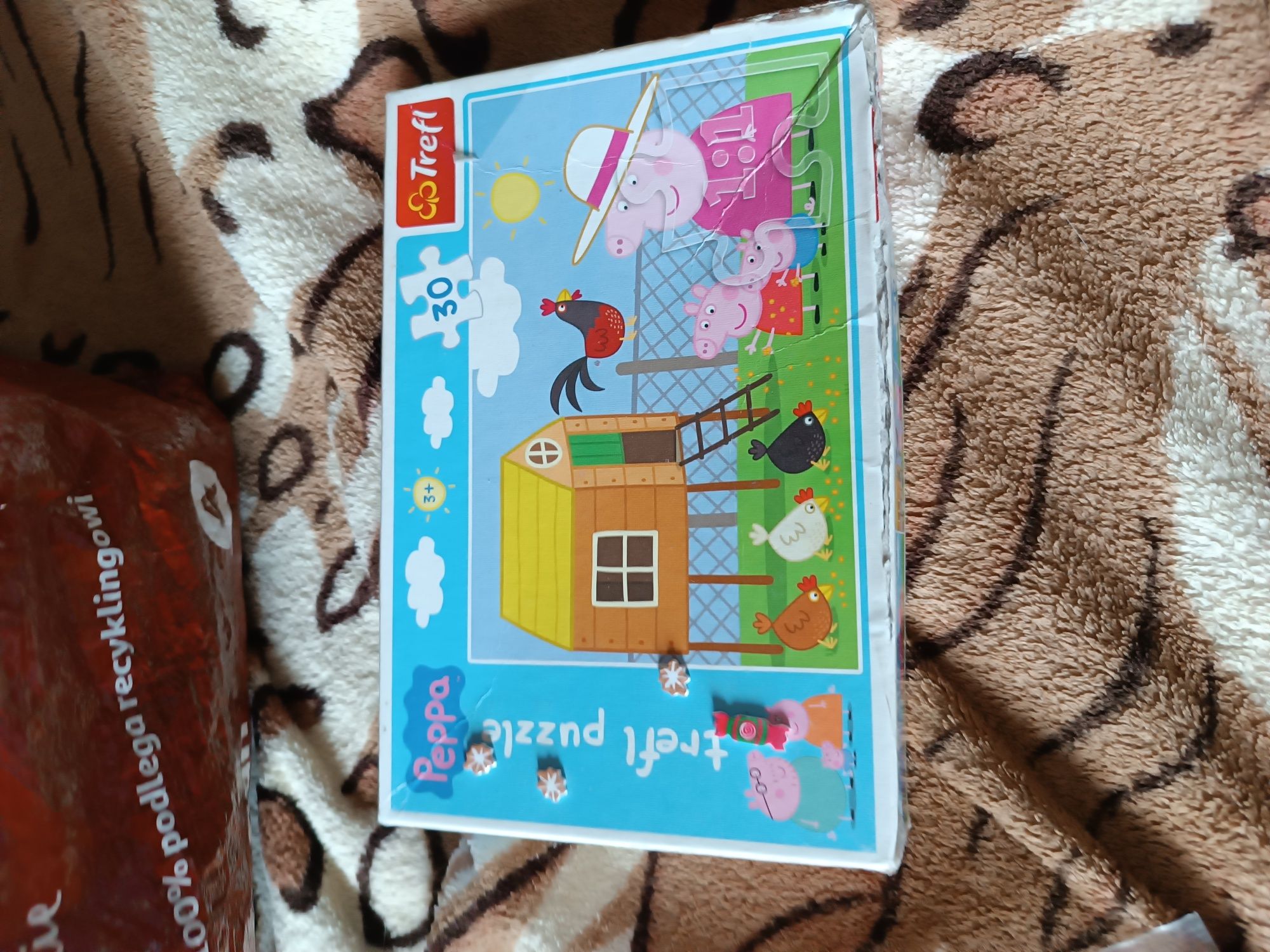 Gra logiczna i puzzle Peppa