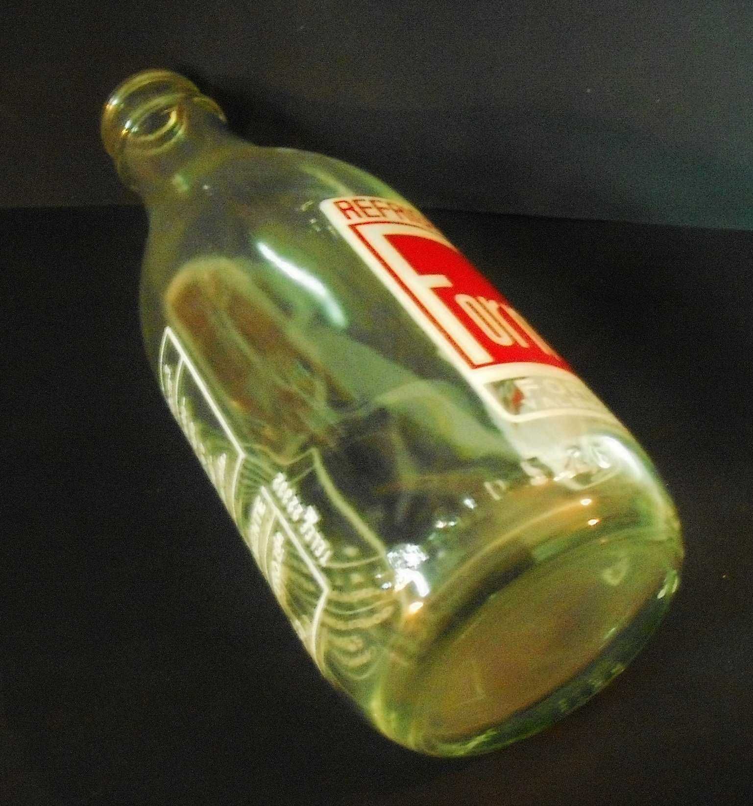 Garrafa antiga dos Refrigerantes Formigosa - Pirogravada