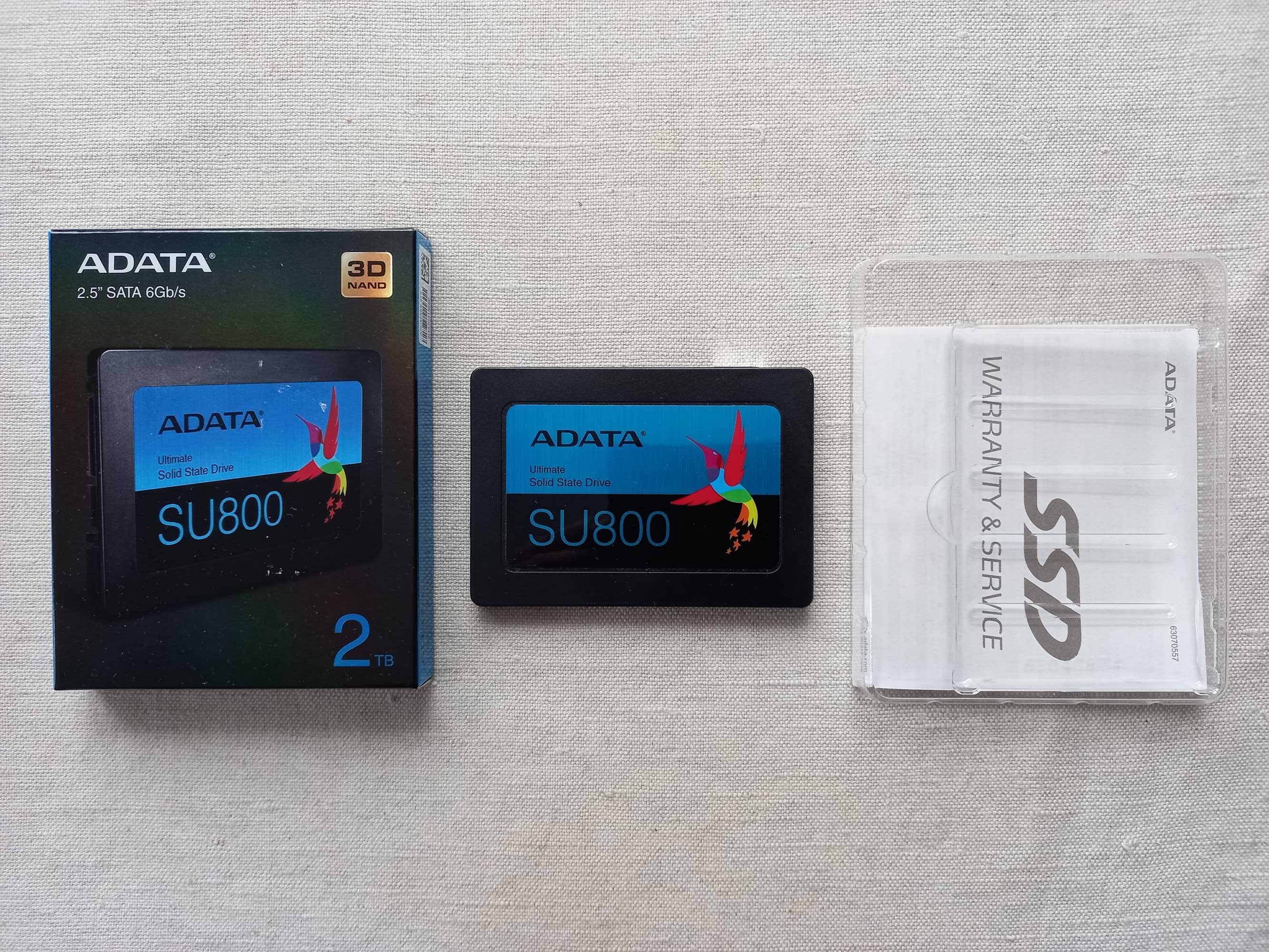 Dysk SSD 2TB ADATA SU800 SATA 2,5cala