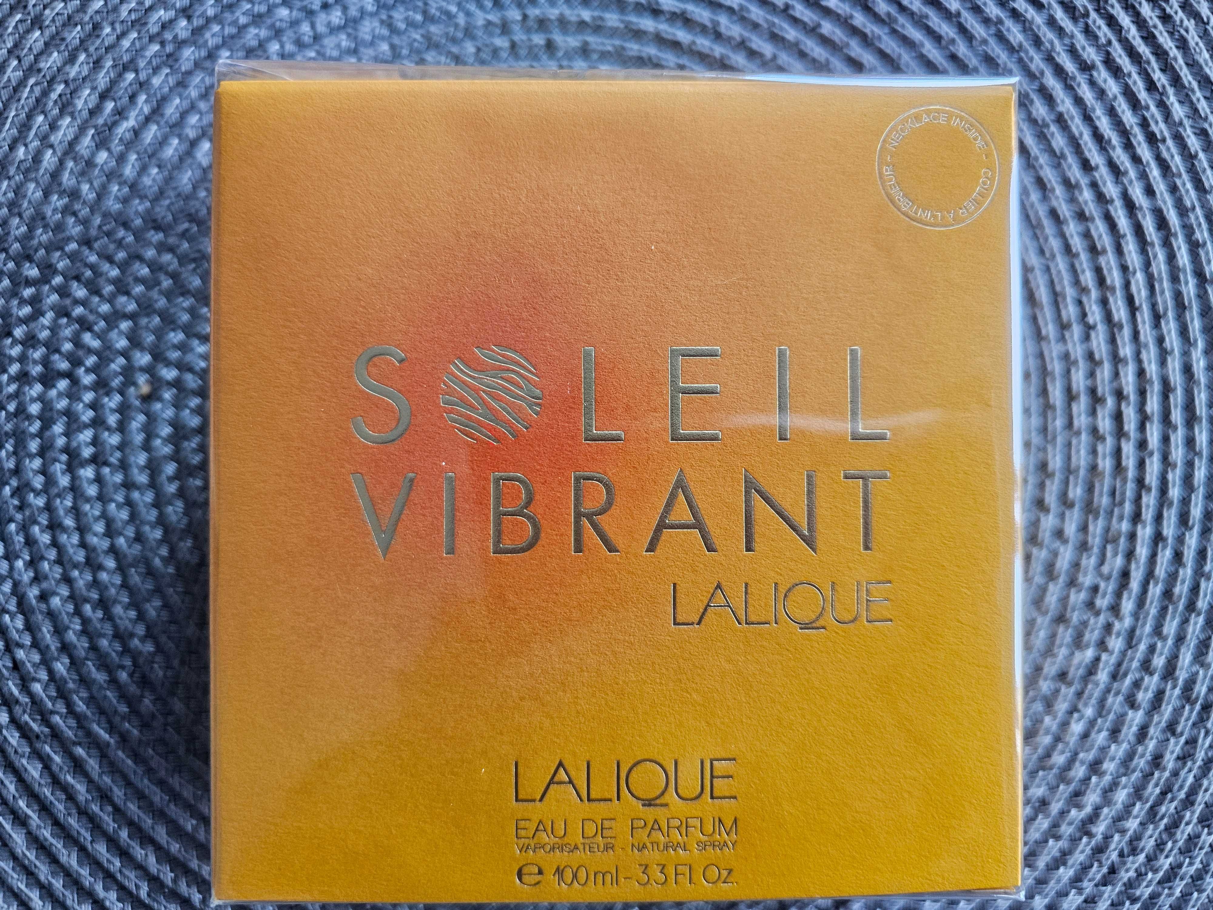 Woda perfumowana dla kobiet Lalique Soleil Vibrant, 100 ml, nowa,folia