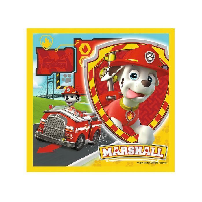 Puzzle 3W1 Psi Patrol Marshall Rubble Chase Trefl