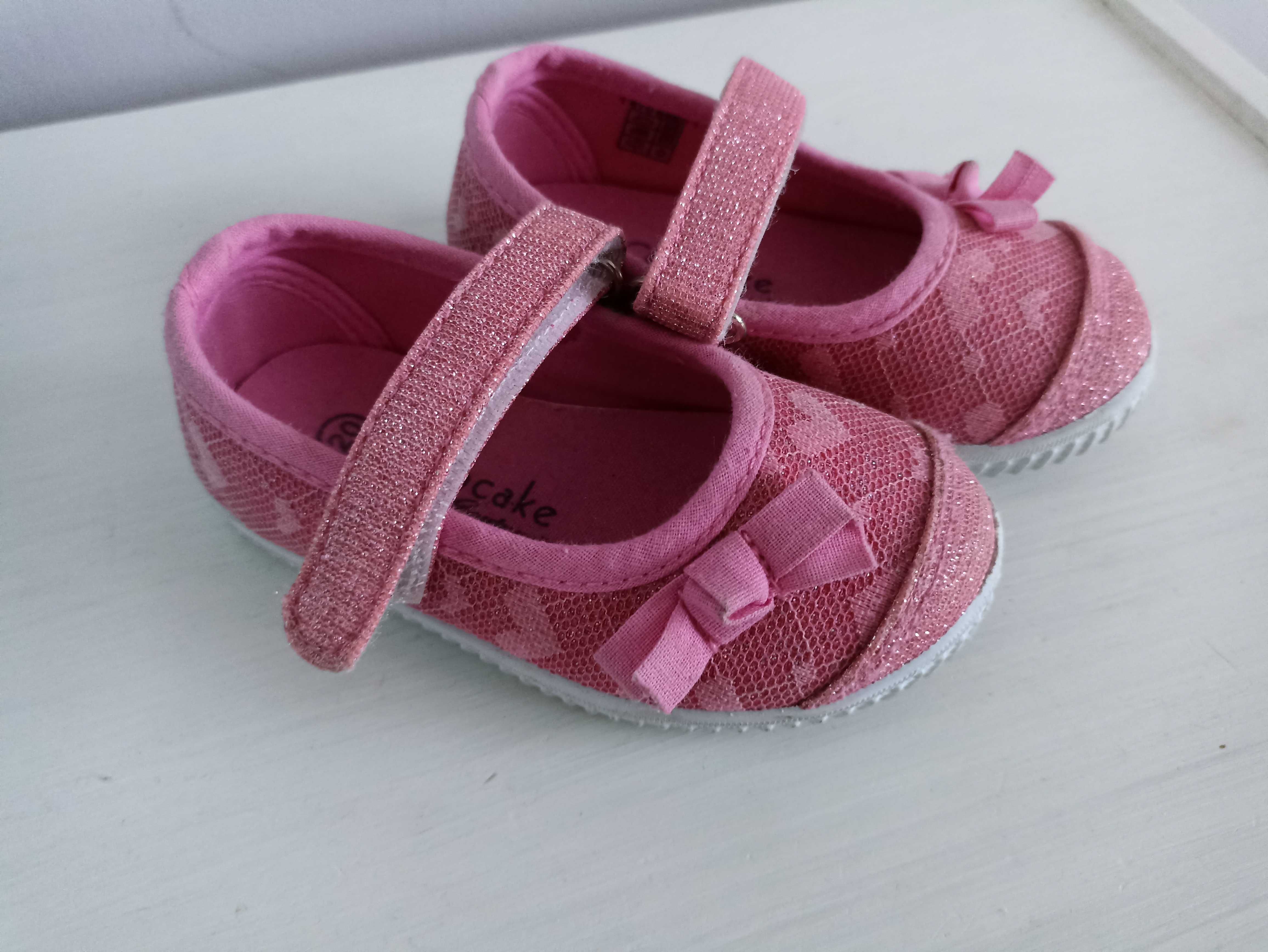 Buty dziewczęce niemowlęce baleriny buciki dziecięce 20
