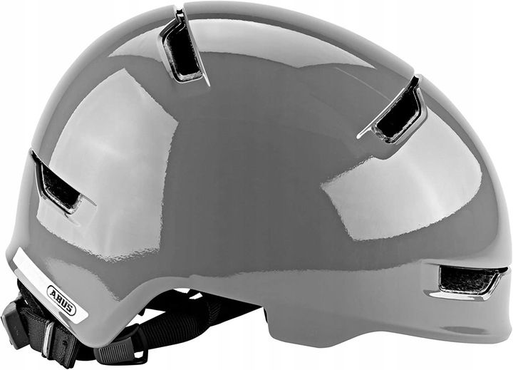 Kask rowerowy Abus Scraper Kid 3.0 r. M 54-58 cm shiny grey