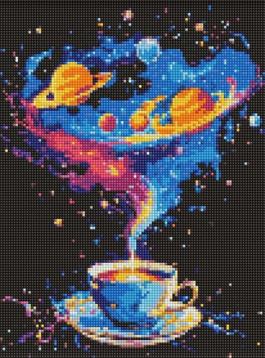 Diamentowa mozaika - Kosmiczny wir 30x40cm Ideyka ,400x300 mm