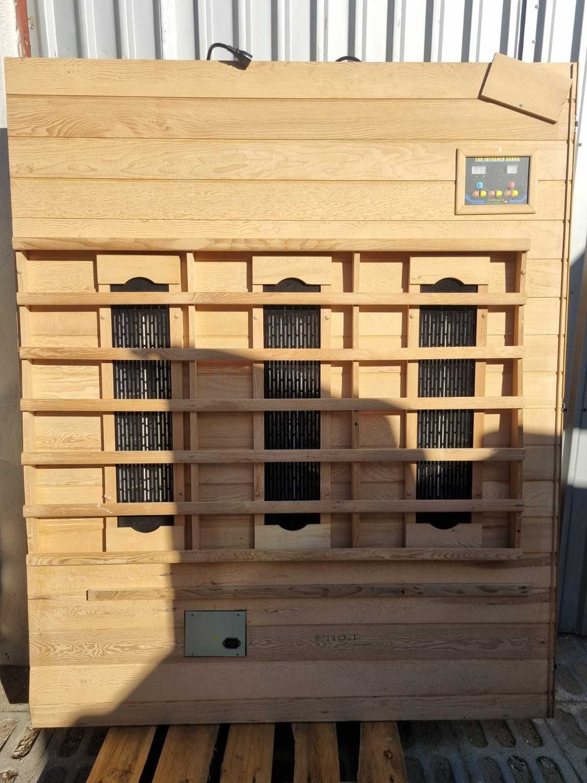 Sauna FIŃSKA + Sauna INFRARED 2w1 piec do sauny 230V 220V NAROŻNA 4os