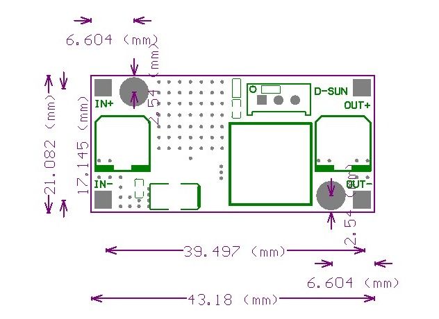 Повышающий преобразователь напряжения XL6009 3V-35V 4A DC для роутера