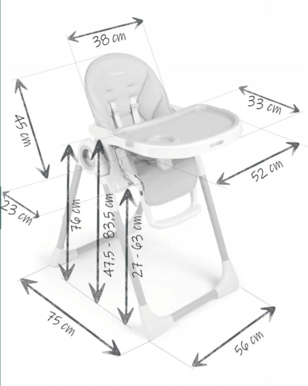 Годувальне крісло-столик від 6-36 місяців