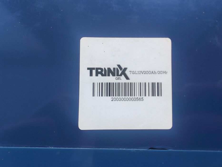 Новий гелевий акумулятор Trinix TGL12V 200Ah