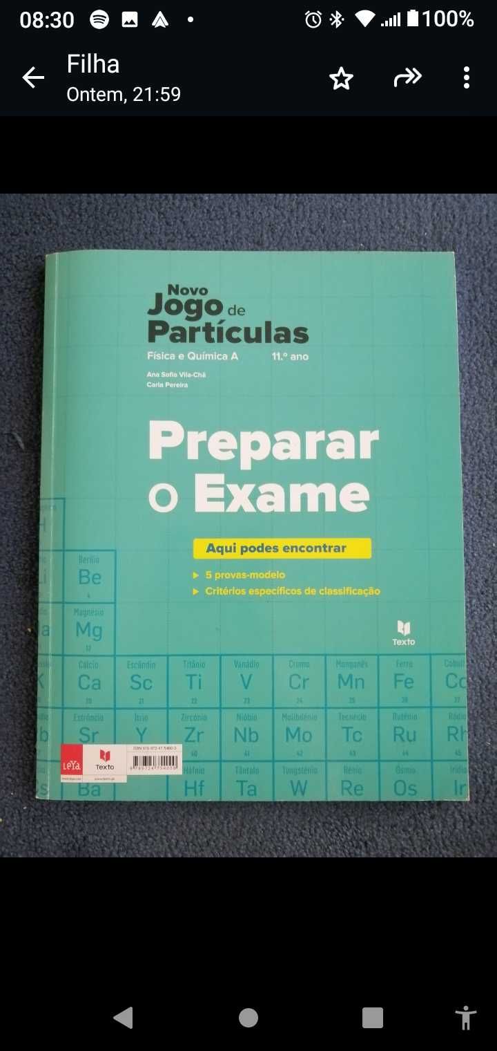 Caderno de exercícios e problemas de Química A (11.° ano)