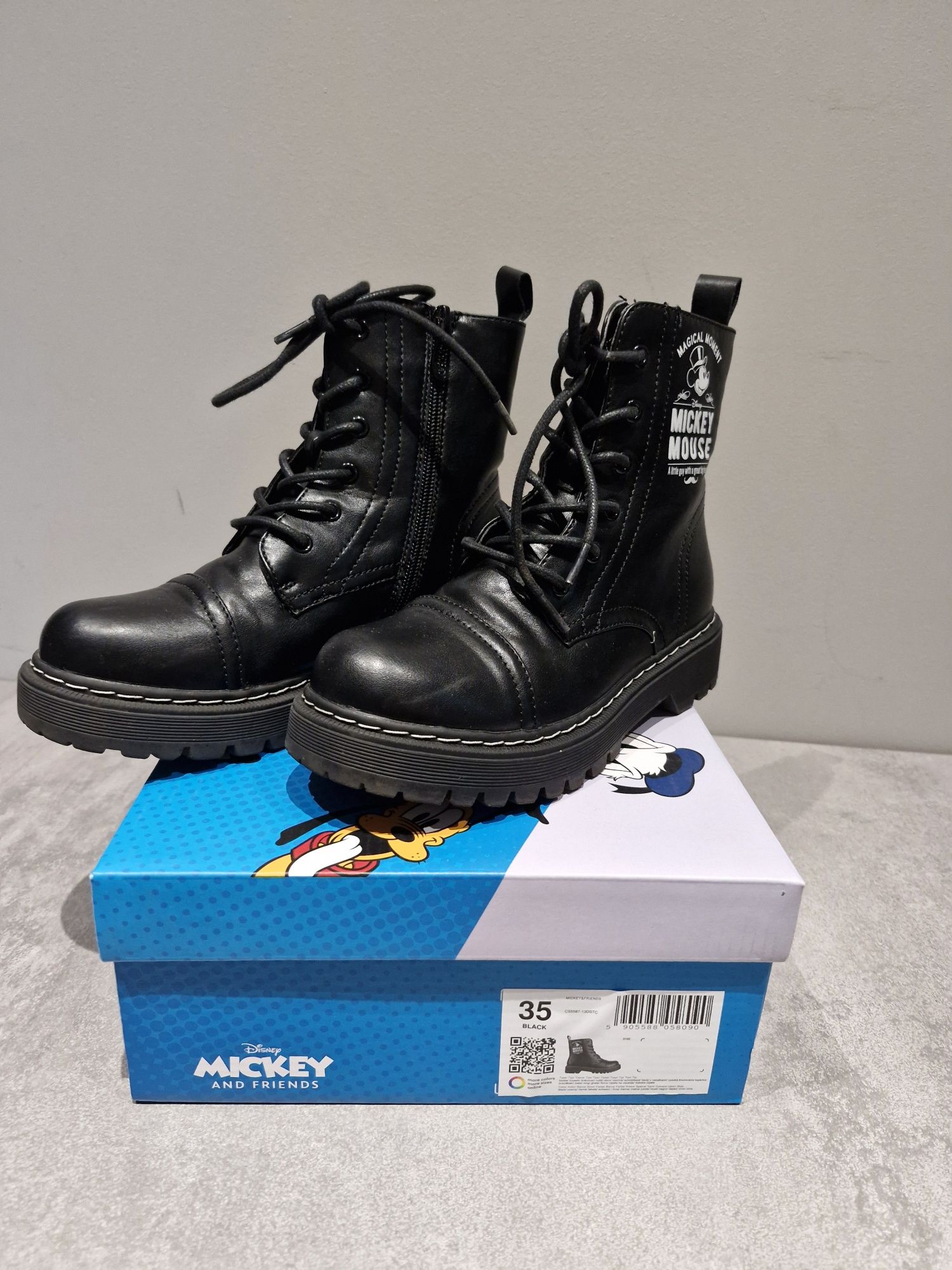 Botki trapery Mickey & Friends rozmiar 35