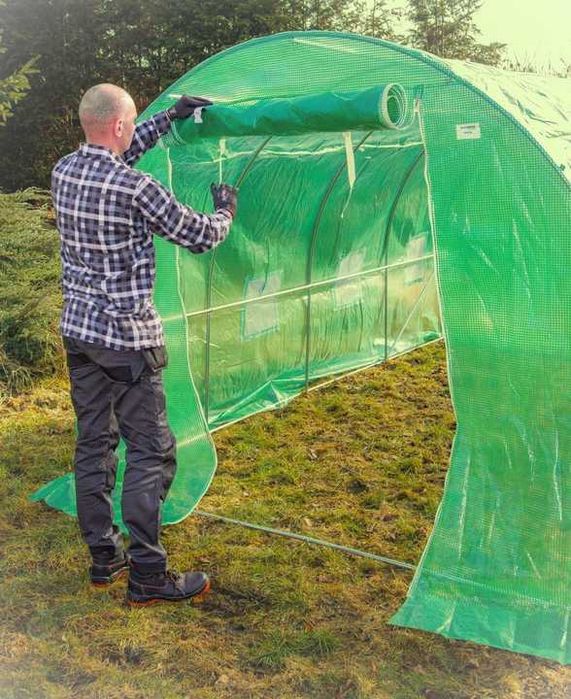 Tunel ogrodowy *** szklarnia *** FOLIAK **3x2x2m gratis nasiona