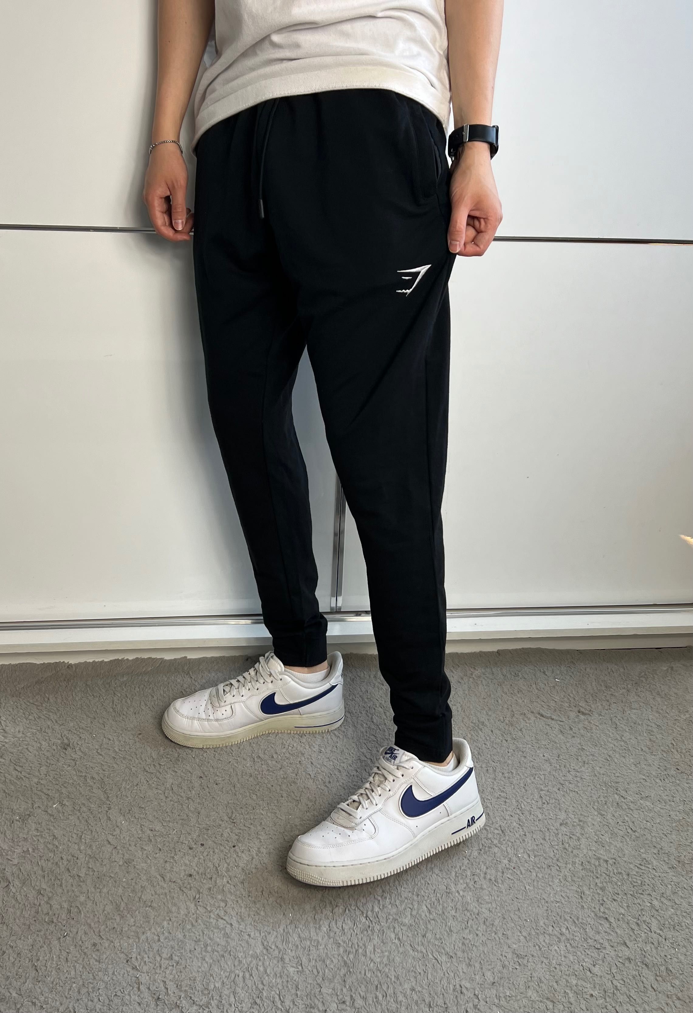 Spodnie Gymshark Czarne Dresy Sportowe Siłownia