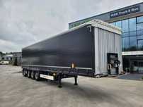 Kassbohrer 4 OSIE / PODNOSZONY DACH / SKRĘTNA OŚ / COILMULDA 9M  / Podnoszona oś / 46000Kg
