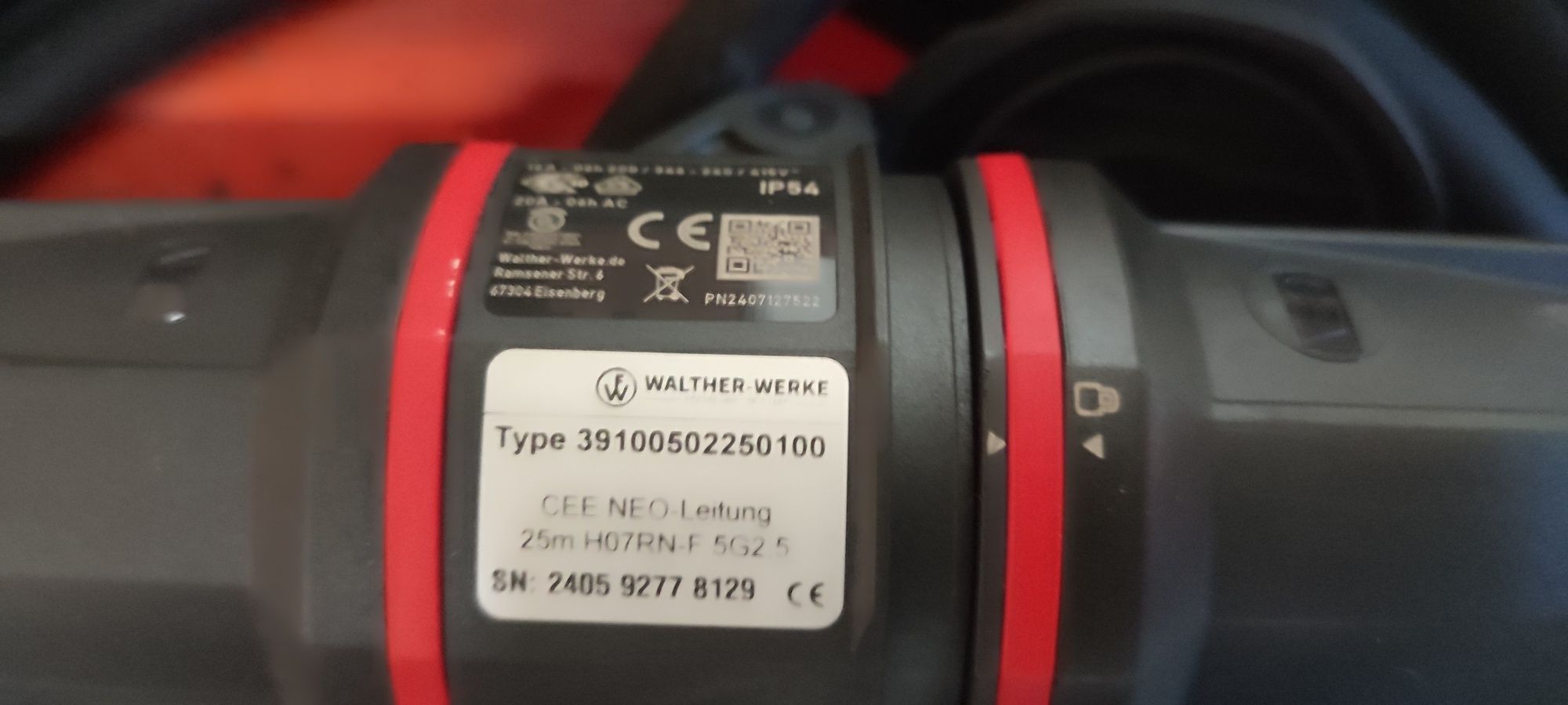 Kabel siłowy nowy 25i10metrow