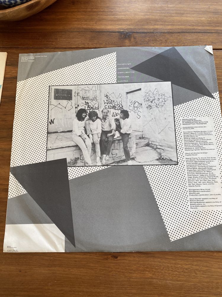 LP vinil The Manhattan Tranfer 1983