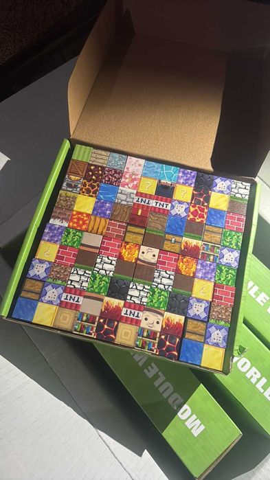 Магнітний конструктор Майнкрафт 300 блоків  для  дітей