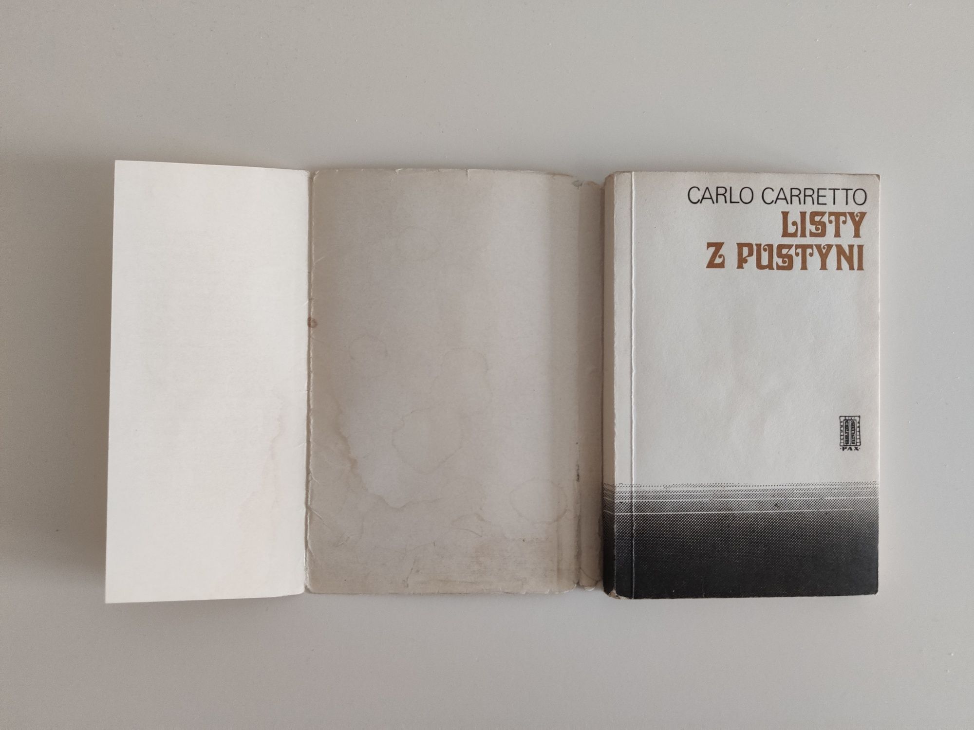 Książka Carlo Caretto Listy z pustyni