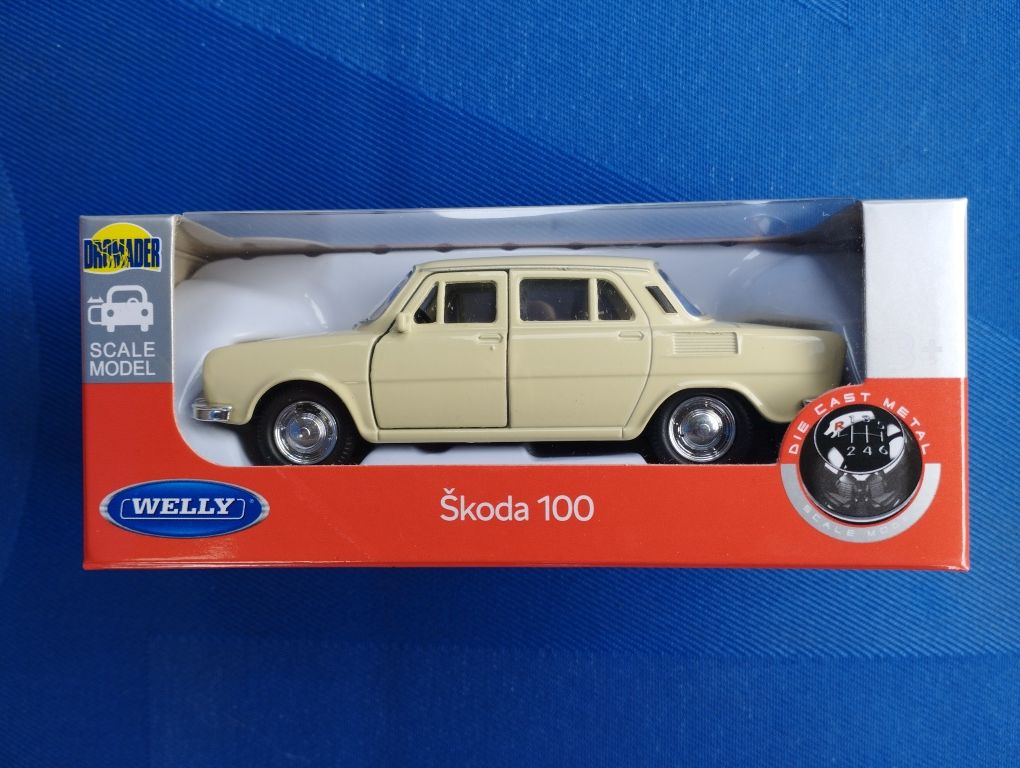 Welly kolekcja aut PRL Warszawa 224 Fiat 125p Skoda 100