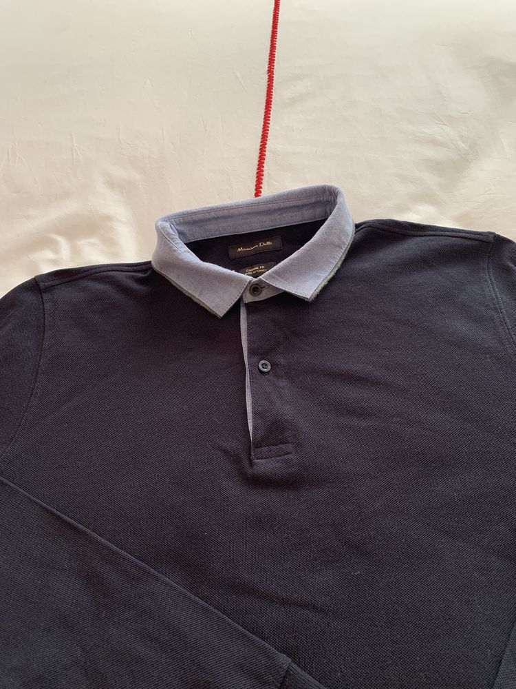 Polo de manga comprida Massimo Dutti