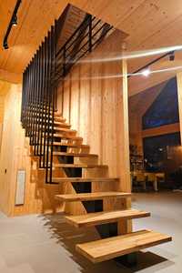 nowoczesne schody metalowe schody na konstrukcji stalowej