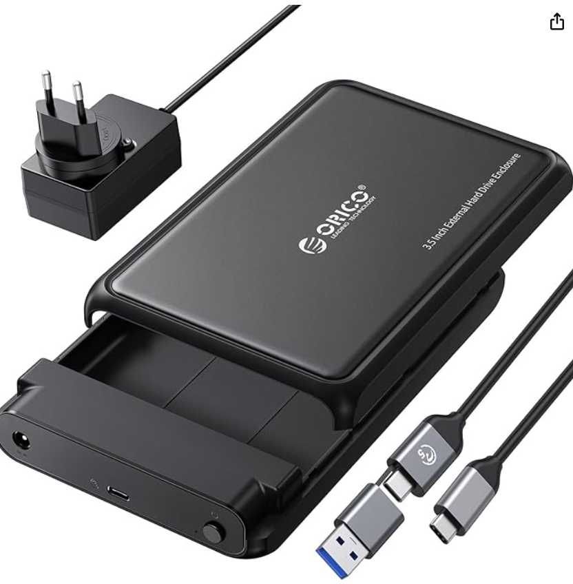 ORICO Obudowa dysku twardego 3,5 cala USB C 5 Gbps