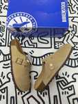 Birkenstock Boston, beżowe kapcie damskie, rozmiar 42