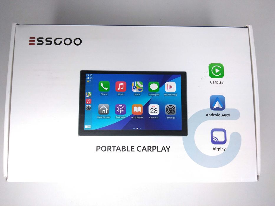 RADIO Ekran 9" Carplay, Bluetooth, WiFi, Android ESSGOO 991CP