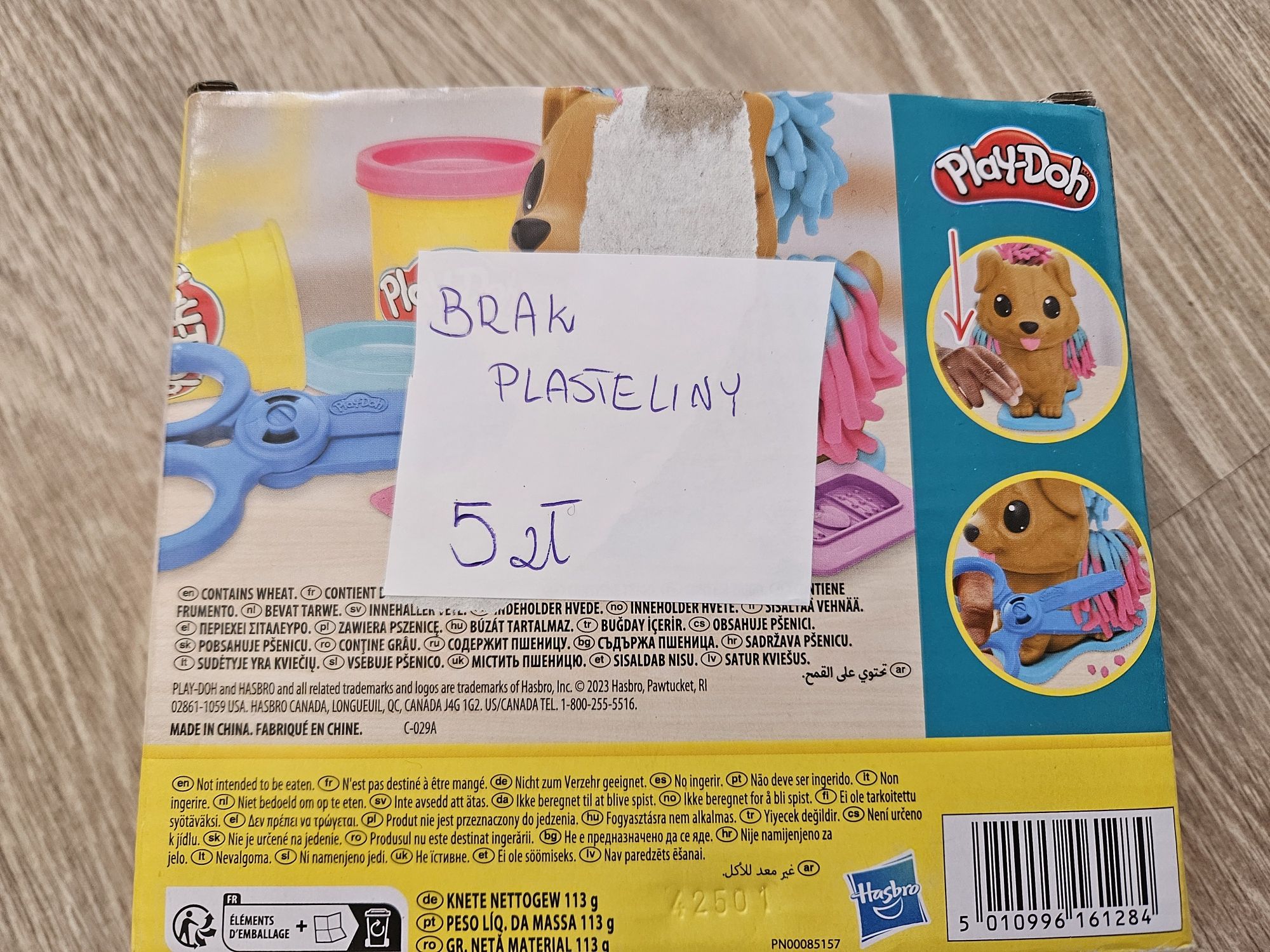 Play doh piesek do zabawy ciastolina