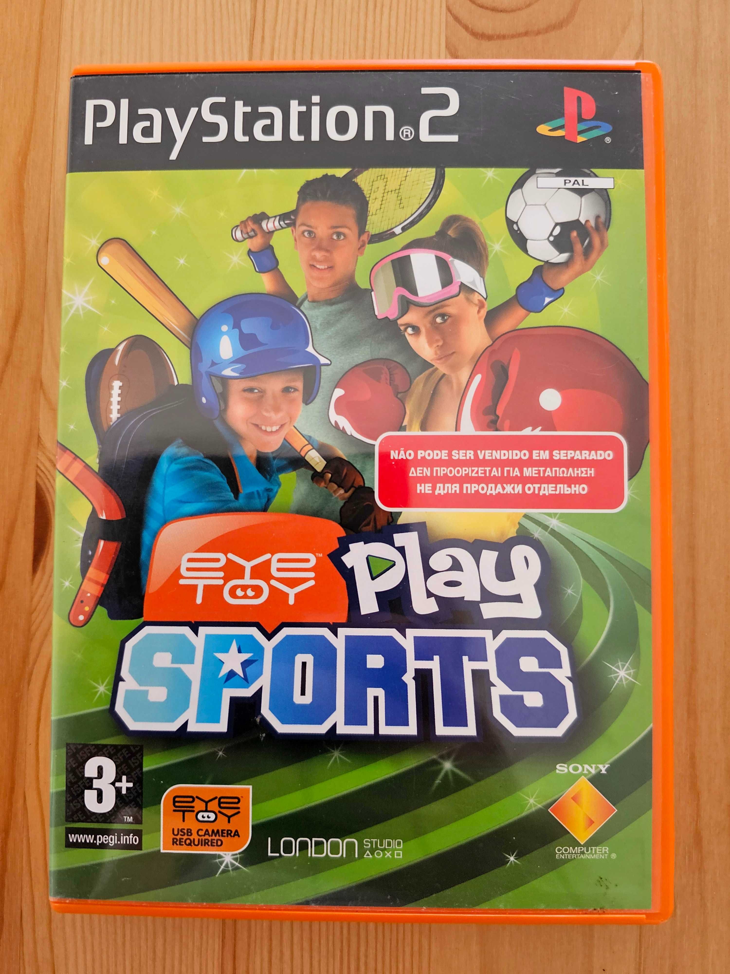 3 jogos com câmara eyetoy