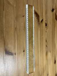 Linijka drewniana PRL, Retro, Loft, 30cm,