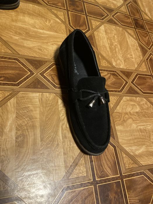 Замшеві підліткові туфлі