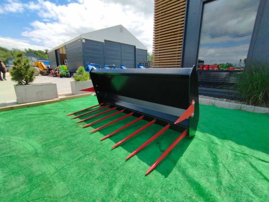 Widły do obornika - kute kły ząb, Euroramka