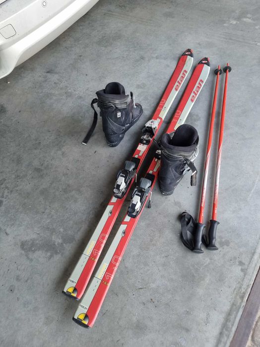 narty buty 42r, kijki