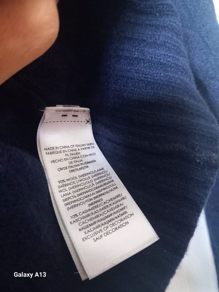 Polo Ralph Lauren sweterek wełna kaszmir xs