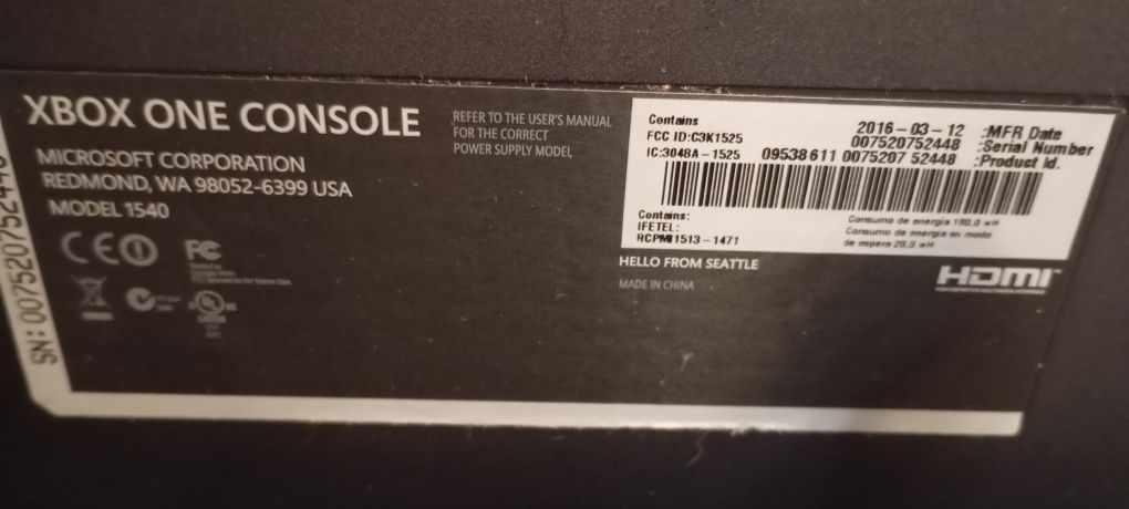 Konsola Xbox one