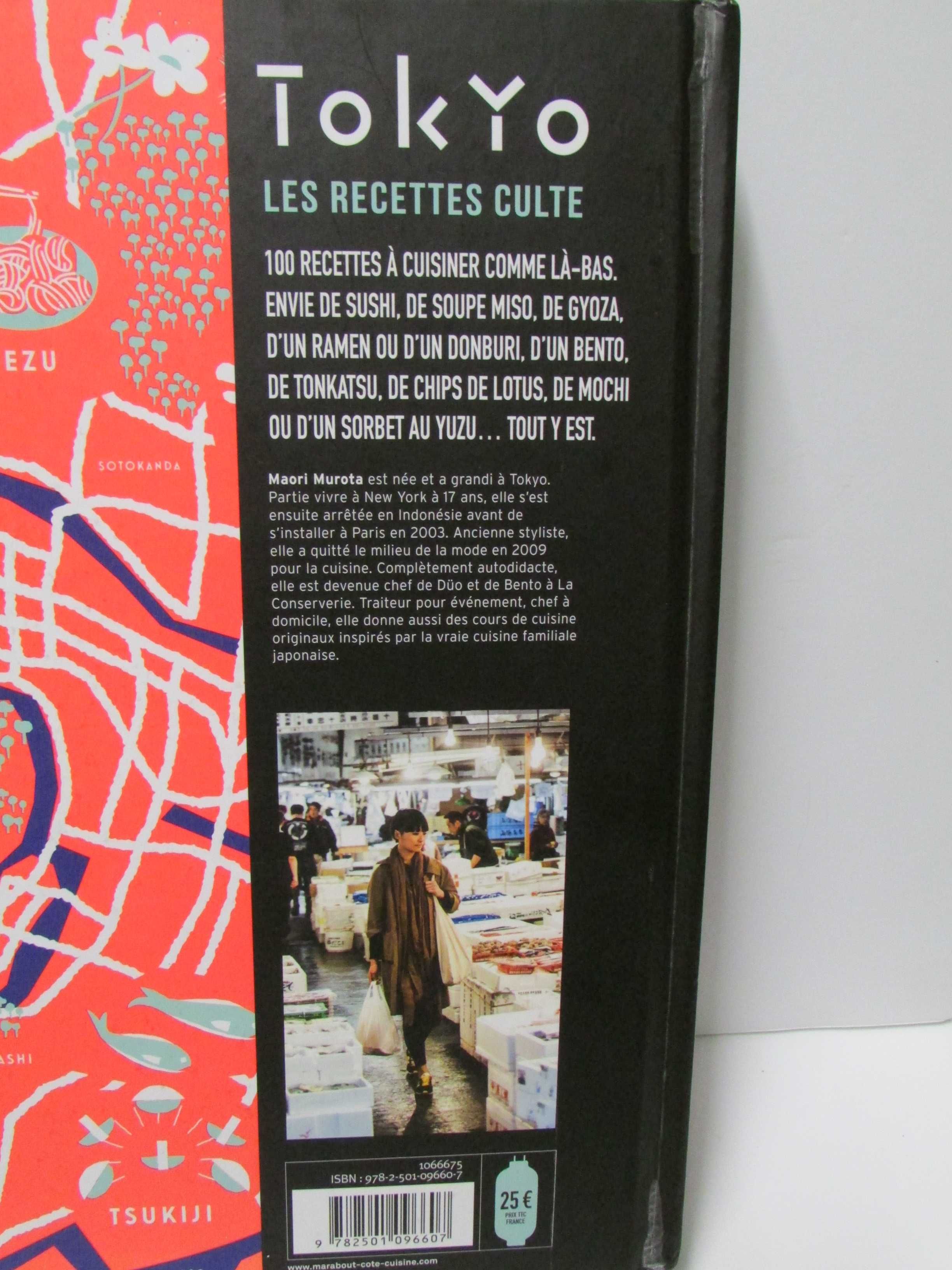Livro culinária japonesa: "Tokyo - Les recettes culte" de Maori Murota