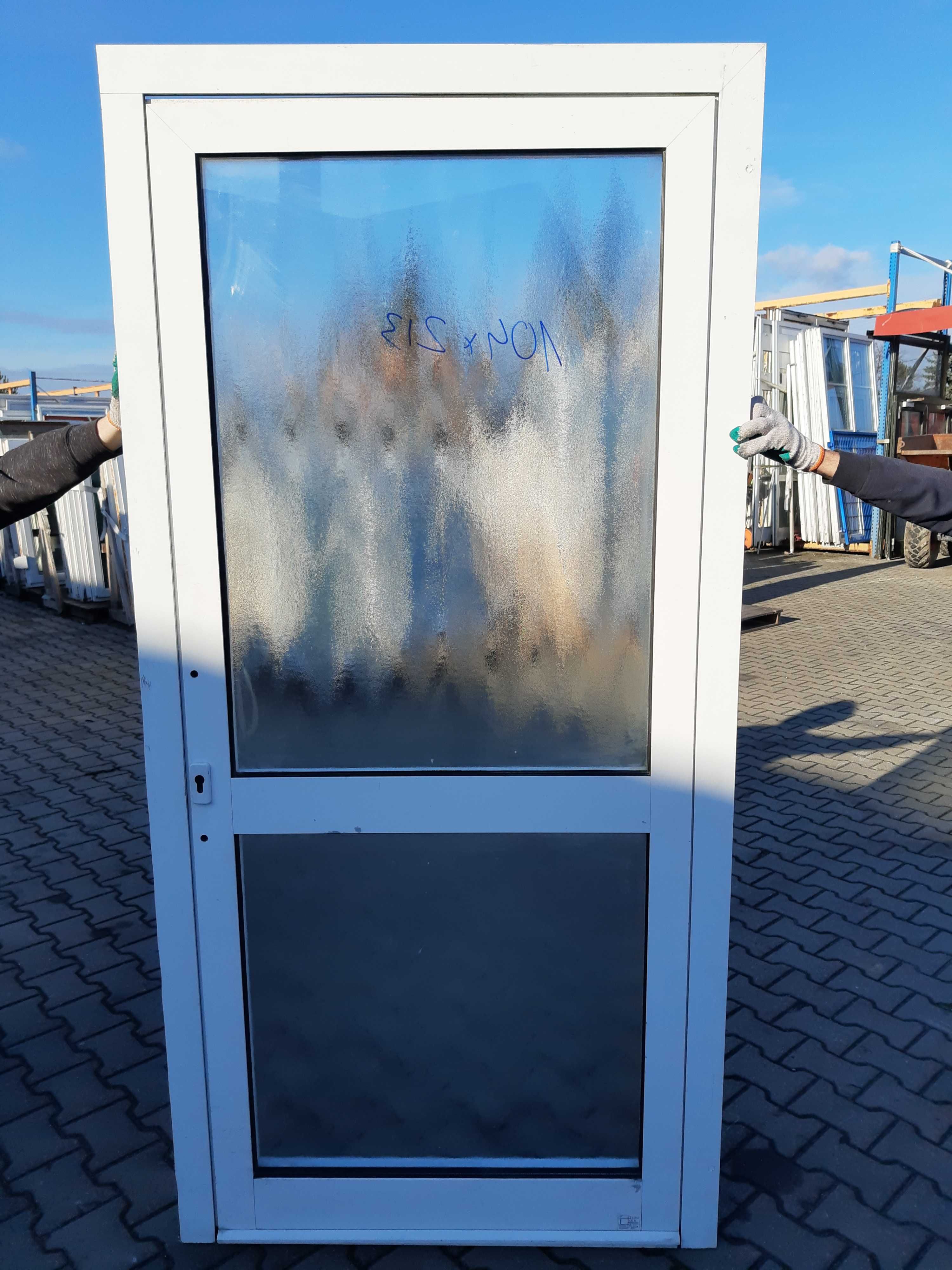Drzwi aluminiowe 104x213 Używane