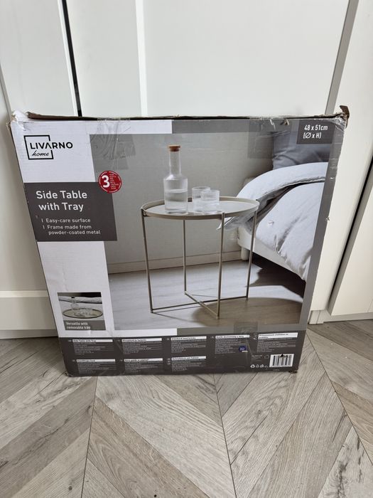 Stolik dostawiany z tacą Livarno Home
