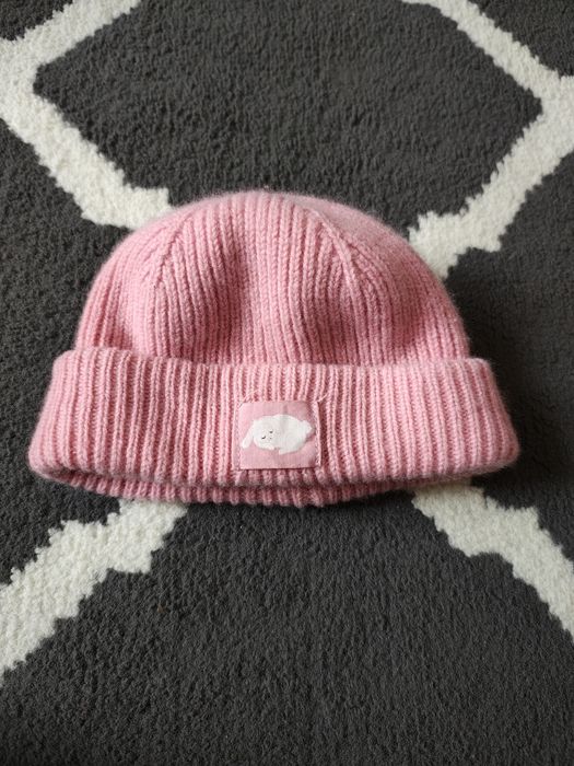 Reserved czapka wełniana dla niemowlaka 0-3m