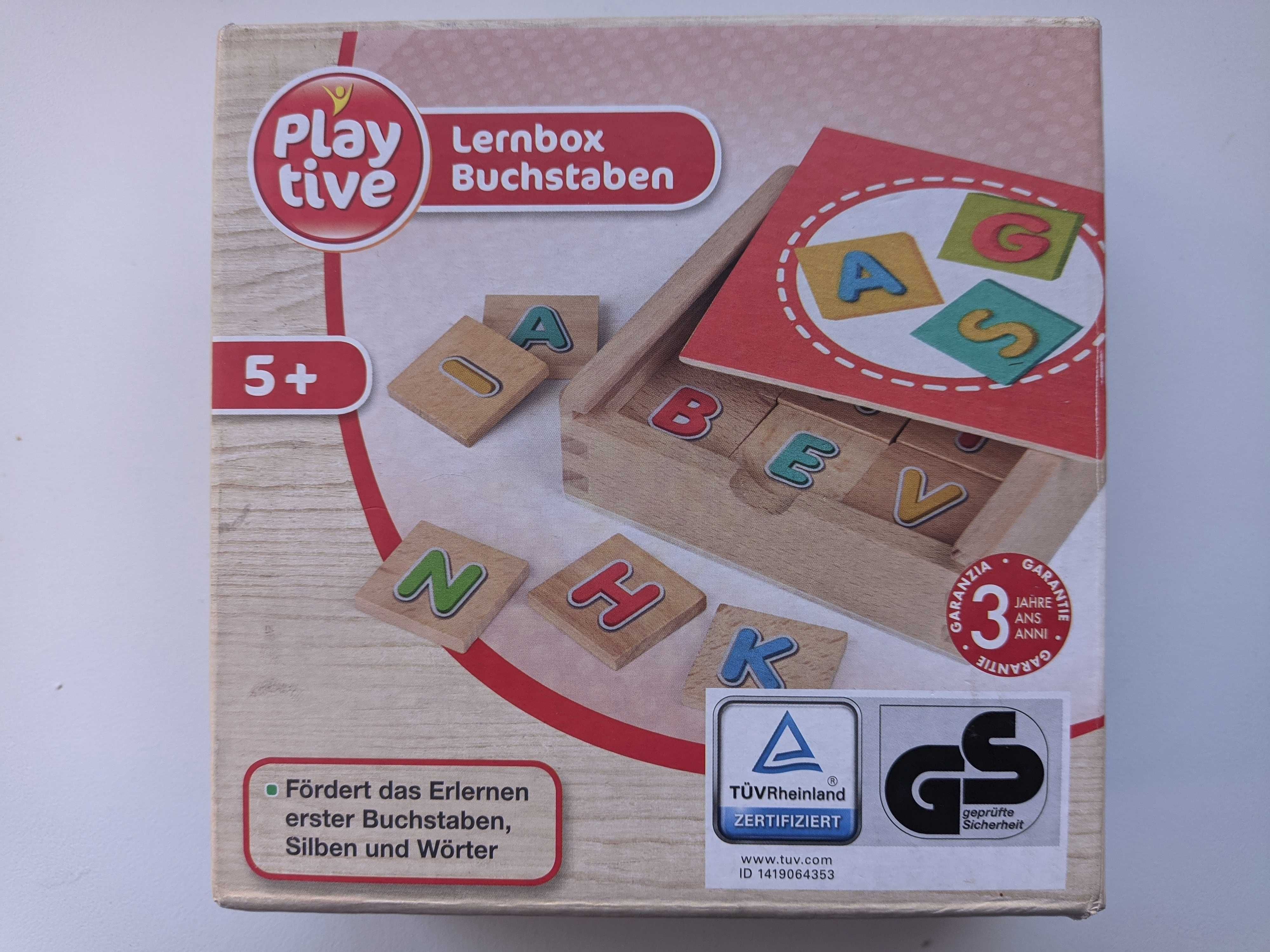 Lernbox Buchstaben Германия детская игра Учим алфавит из коробки