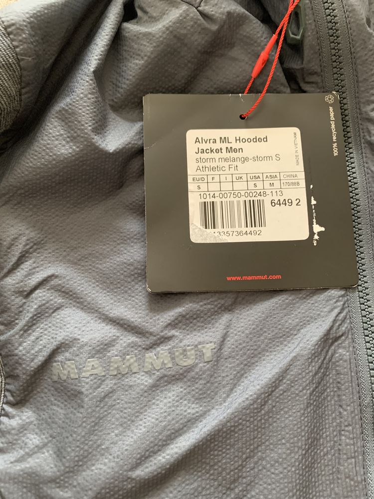Bluza z kapturem Mammut rozmiar S/M