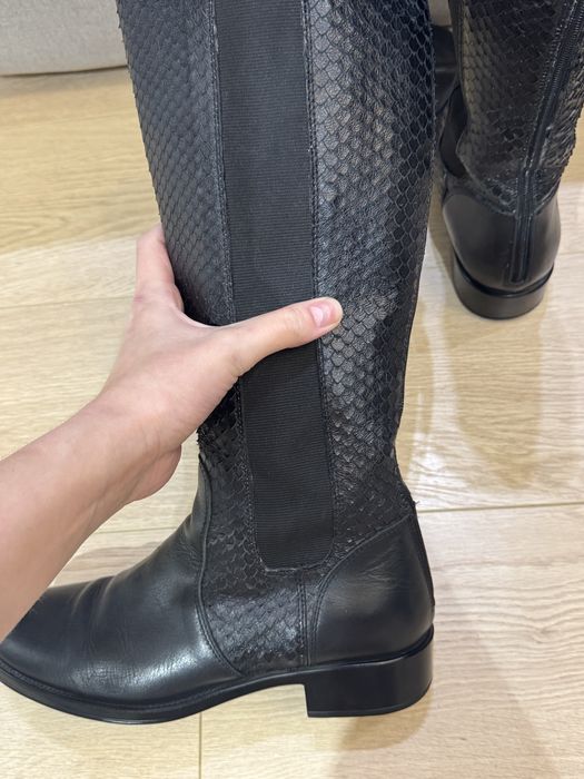 Сапоги натуральная кожа Италия 39-39.5